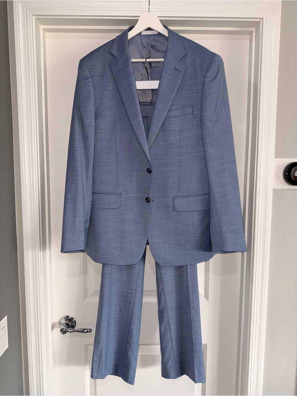 Calvin Klein Men's Light Blue Two-Piece Suit